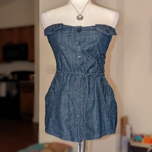 Denim Top by Hot and Delicious